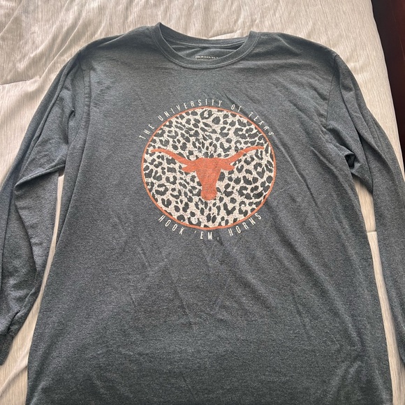 gameday couture Tops - Gray Long Sleeve Women's Top - Texas Longhorns